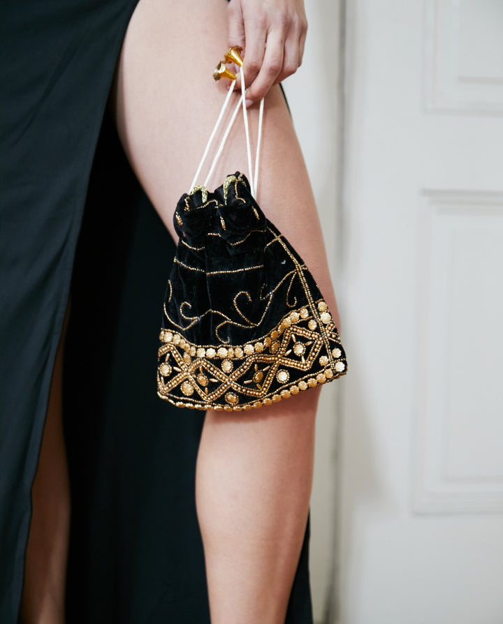 Bolso Saco Indio Amoli Negro