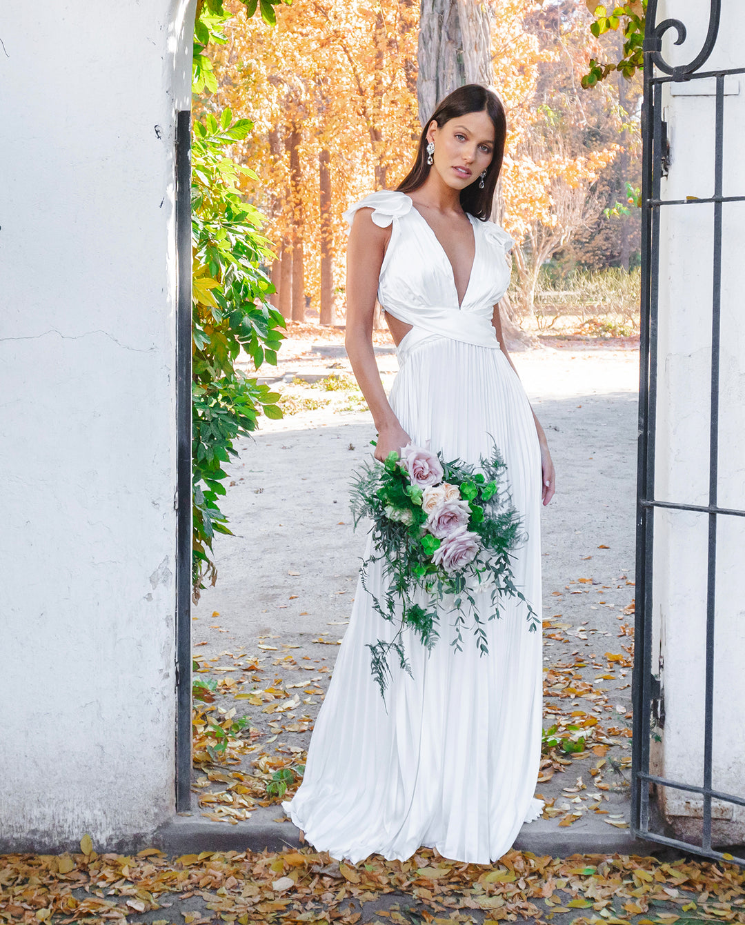 VESTIDO DE NOVIA LARGO SEÚL BLANCO