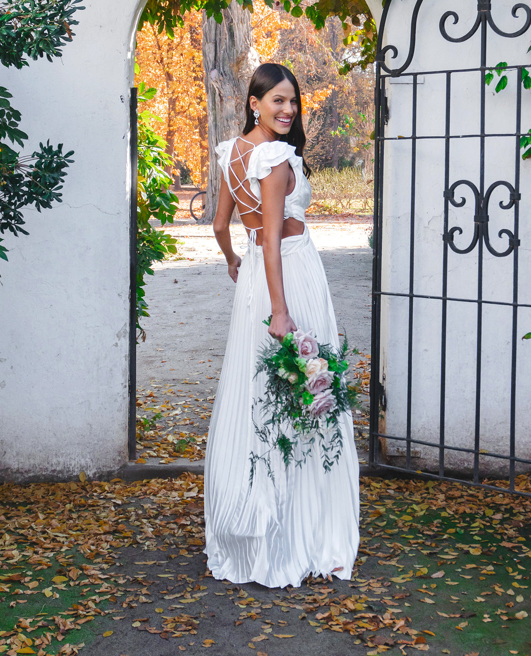 VESTIDO DE NOVIA LARGO SEÚL BLANCO