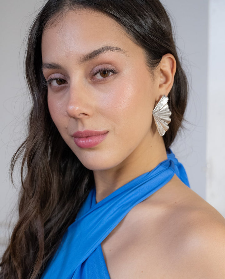 Aros Magda Plateado