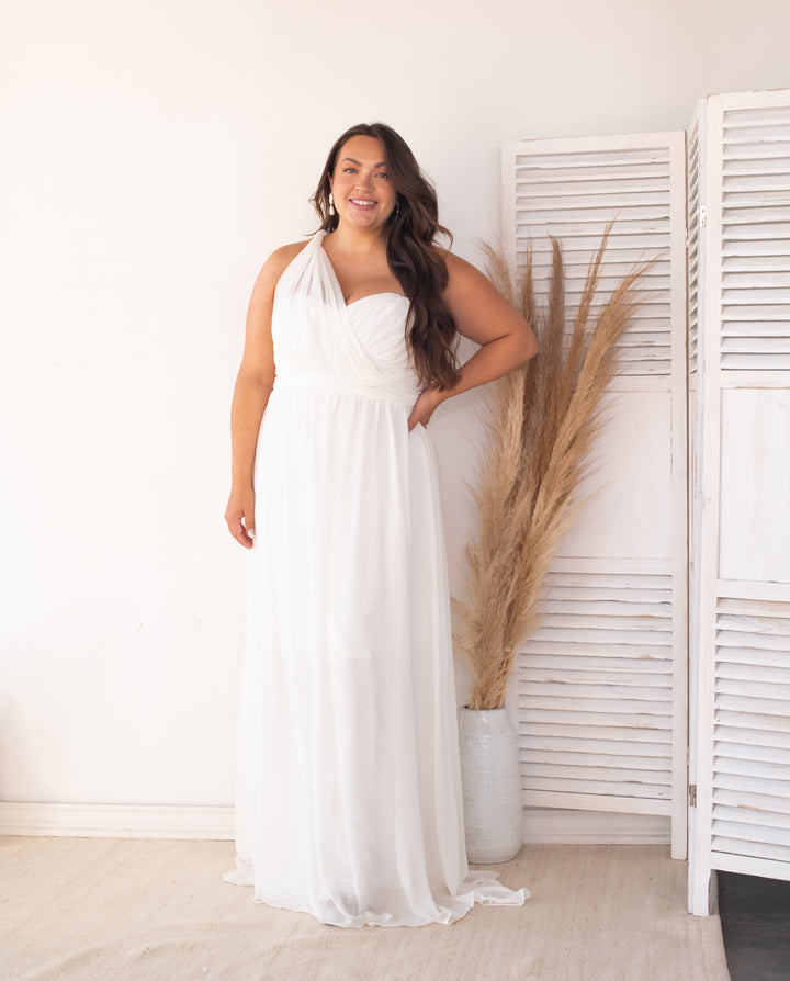 VESTIDO DE NOVIA LARGO TEODORA MULTIFORMAS IVORY