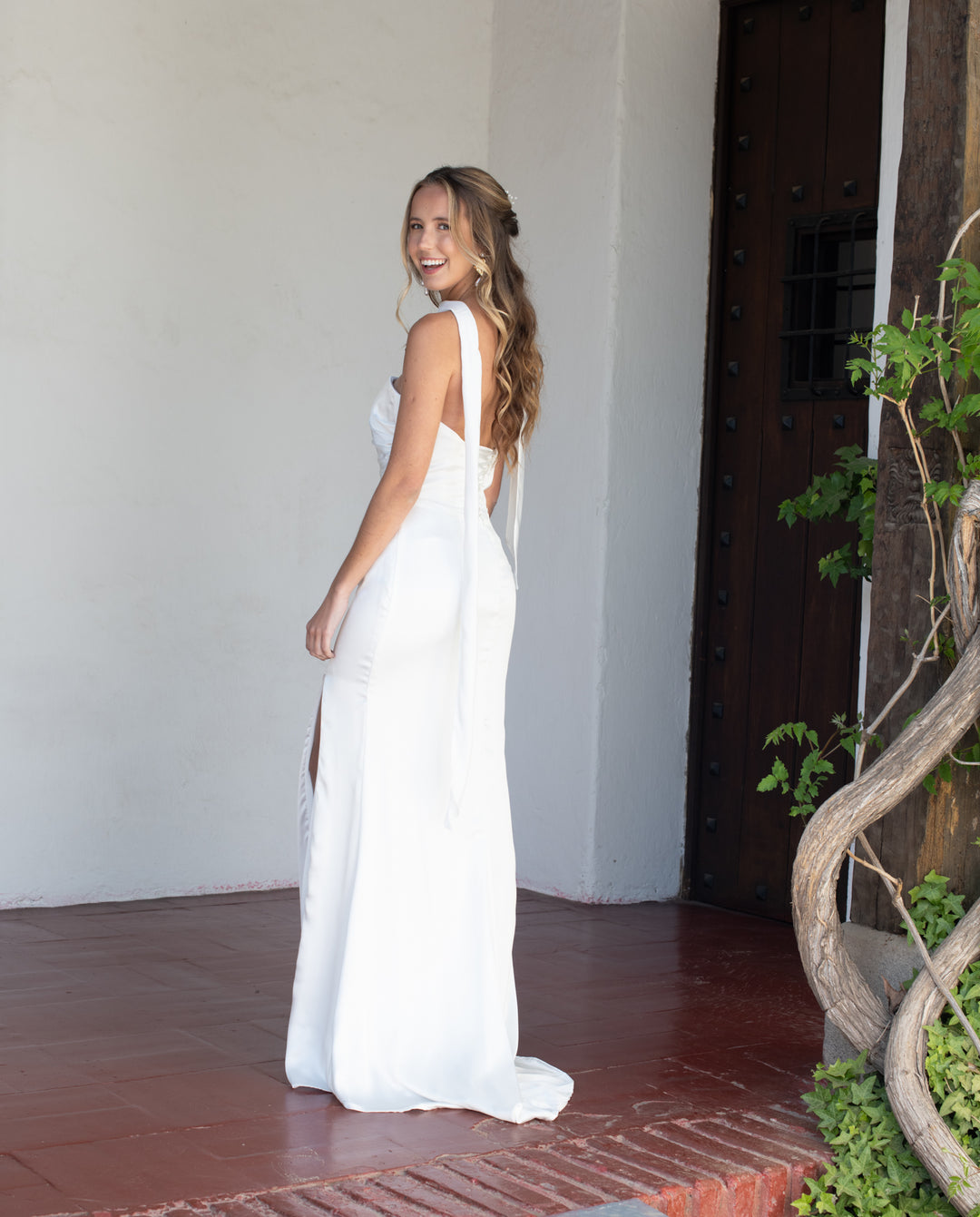 Vestido Largo de Novia Alma Blanco