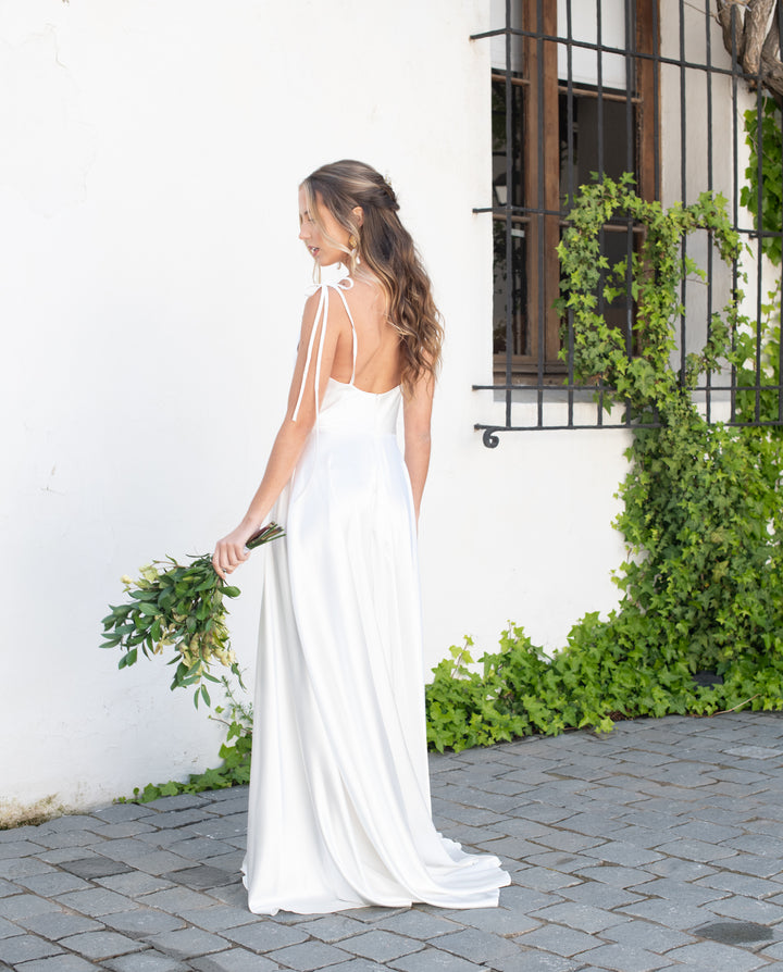 Vestido Largo de Novia Teresa Blanco