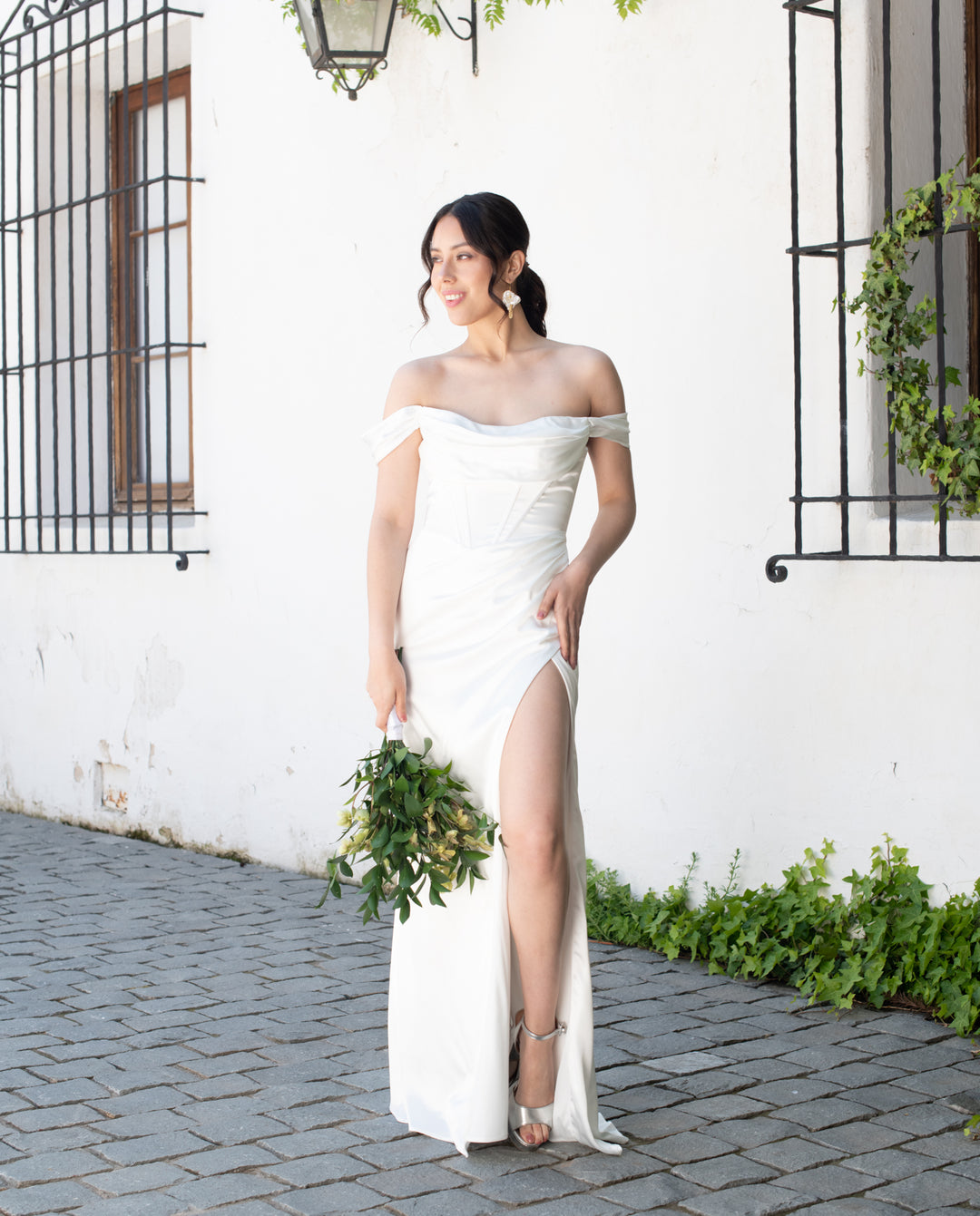 Vestido Largo de Novia Tiare Corset Blanco