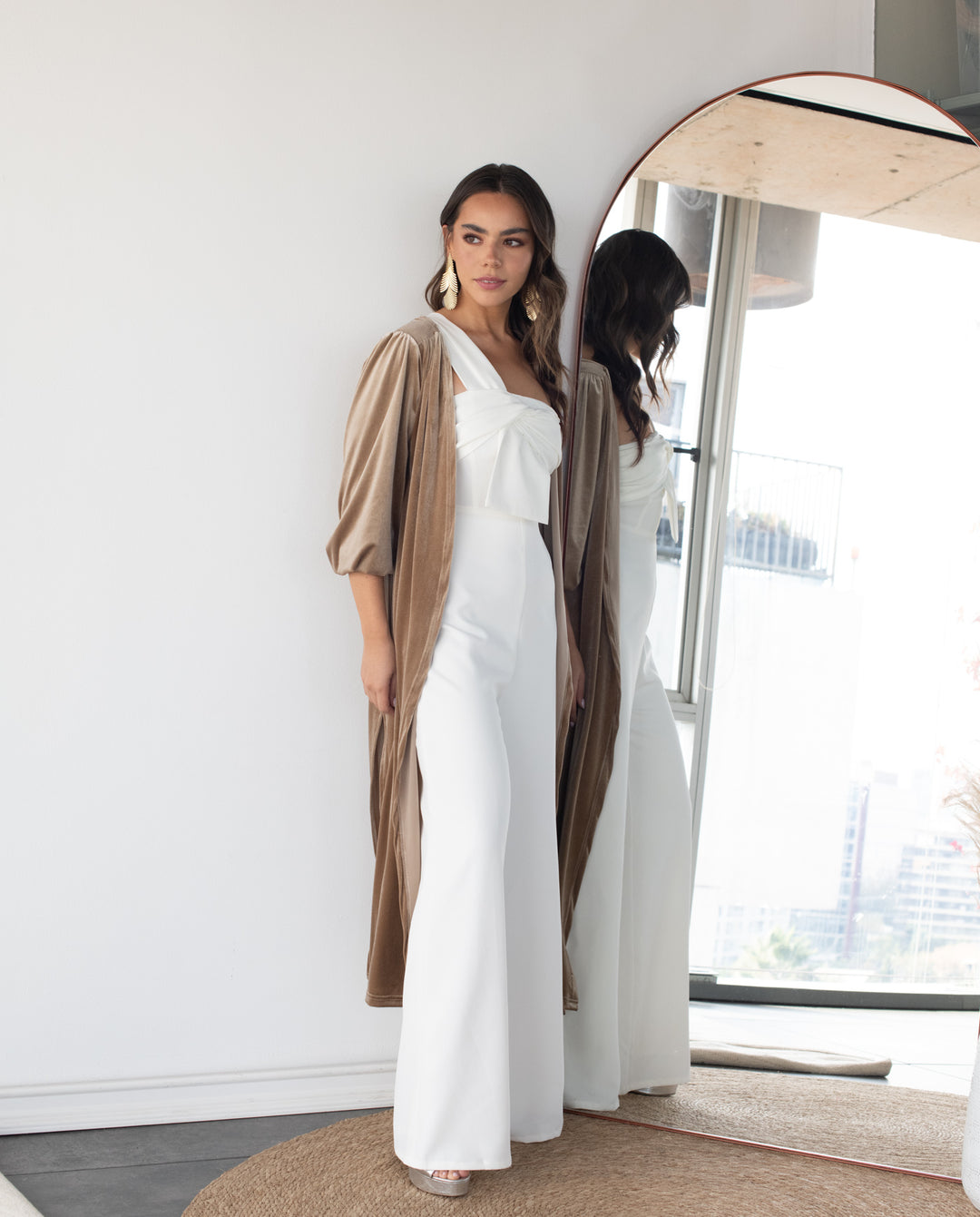 TAPADO DE FIESTA GALA VELVET DORADO – MI PLACARD - Main Image