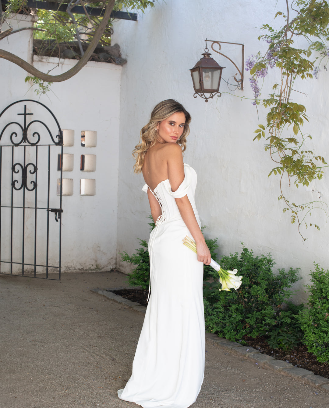 Vestido Largo de Novia Amparo Corset Blanco