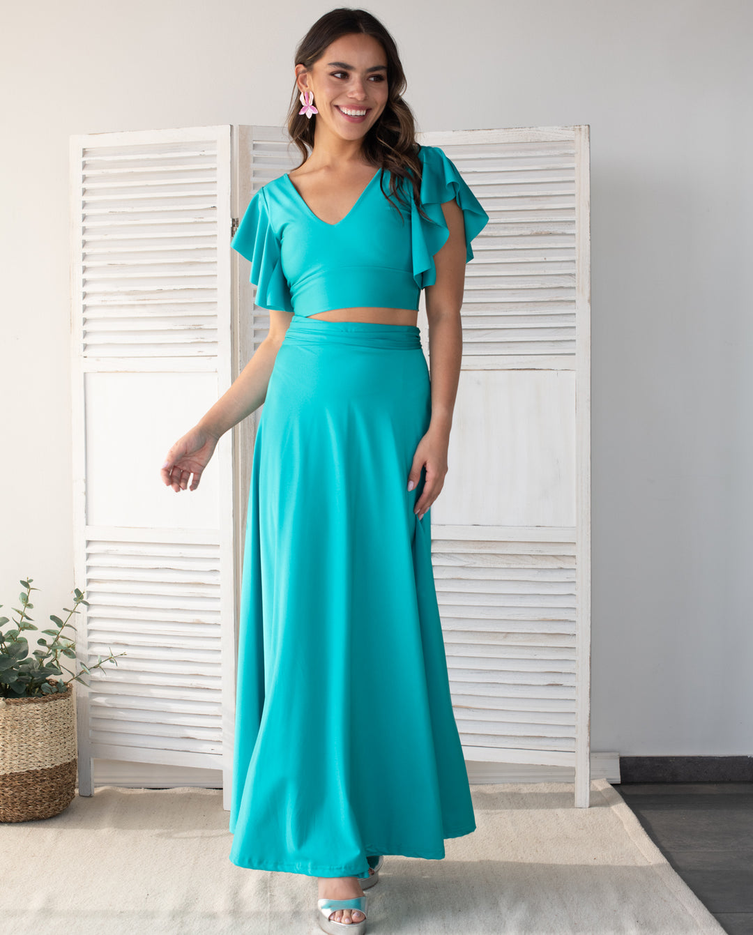 Maxi Falda Pascuala Lycra Dupont Calipso