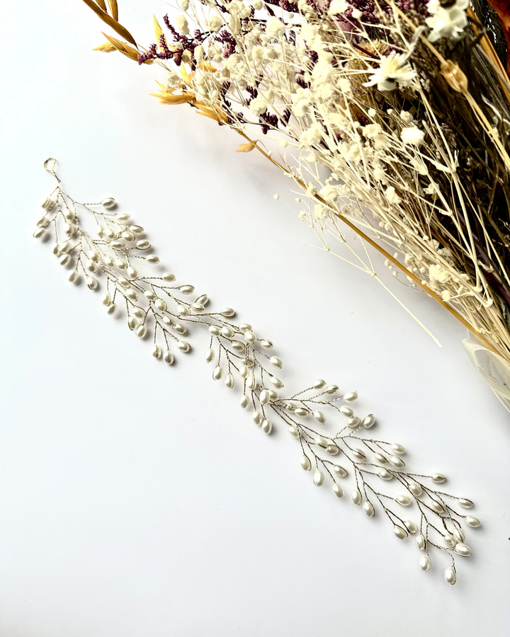 Tocado de Novia Miranda Dorado