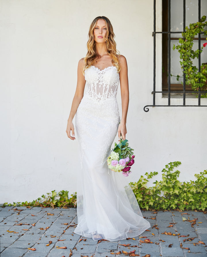 Vestido De Novia Positano Blanco