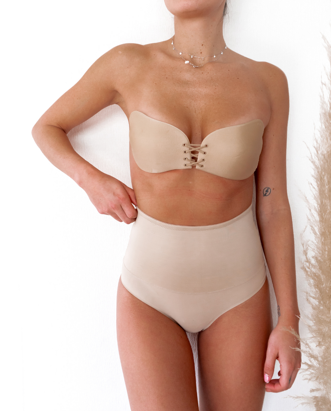 CALZÓN FAJA REDUCTOR ABDOMEN BAJO Y MEDIO BEIGE – MI PLACARD