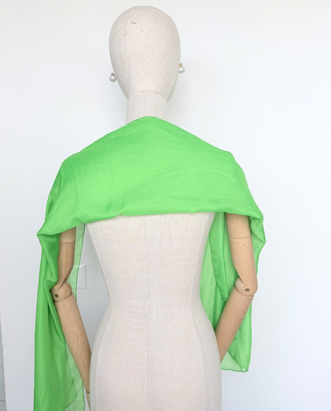 Pañuelo De Gasa Sofía Verde Limón