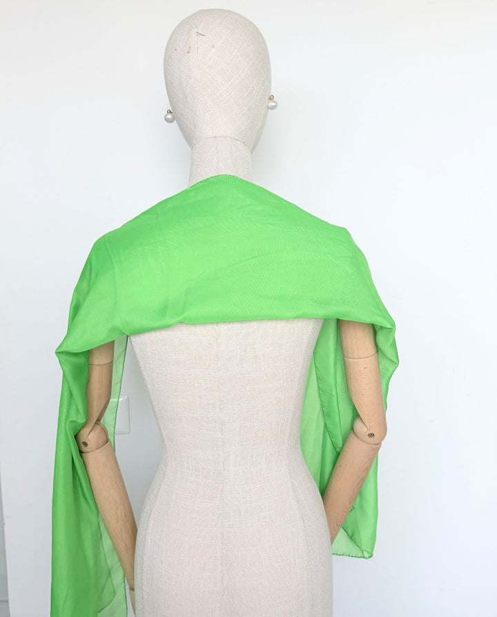 Pañuelo De Gasa Sofía Verde Limón