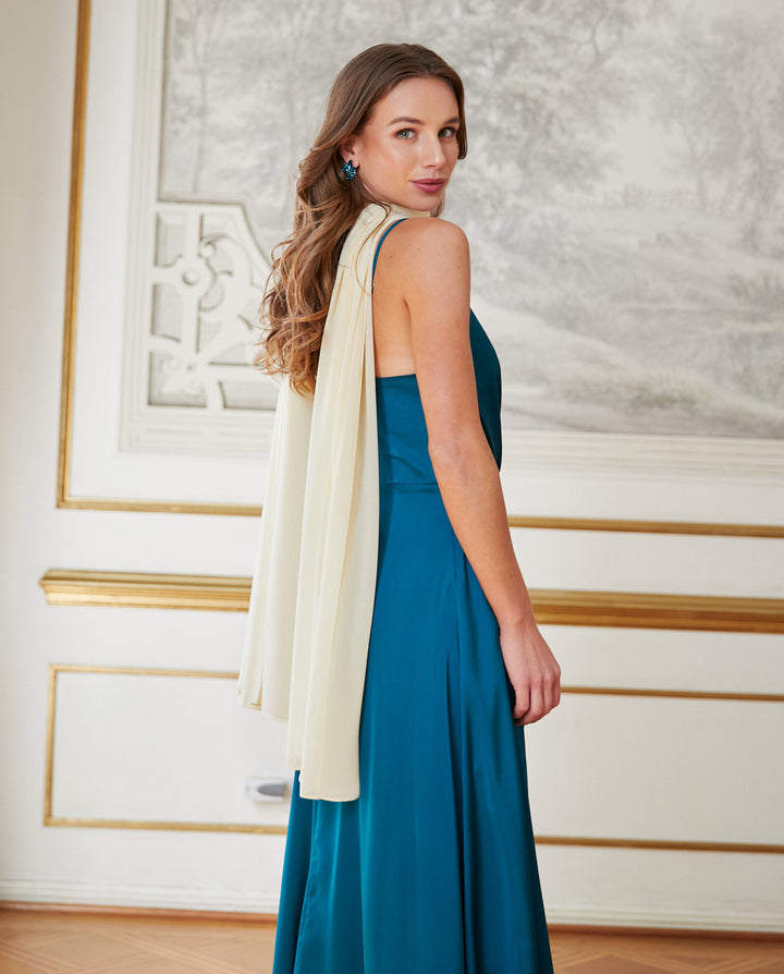 Pañuelo Antonia Gasa Amarillo Palido