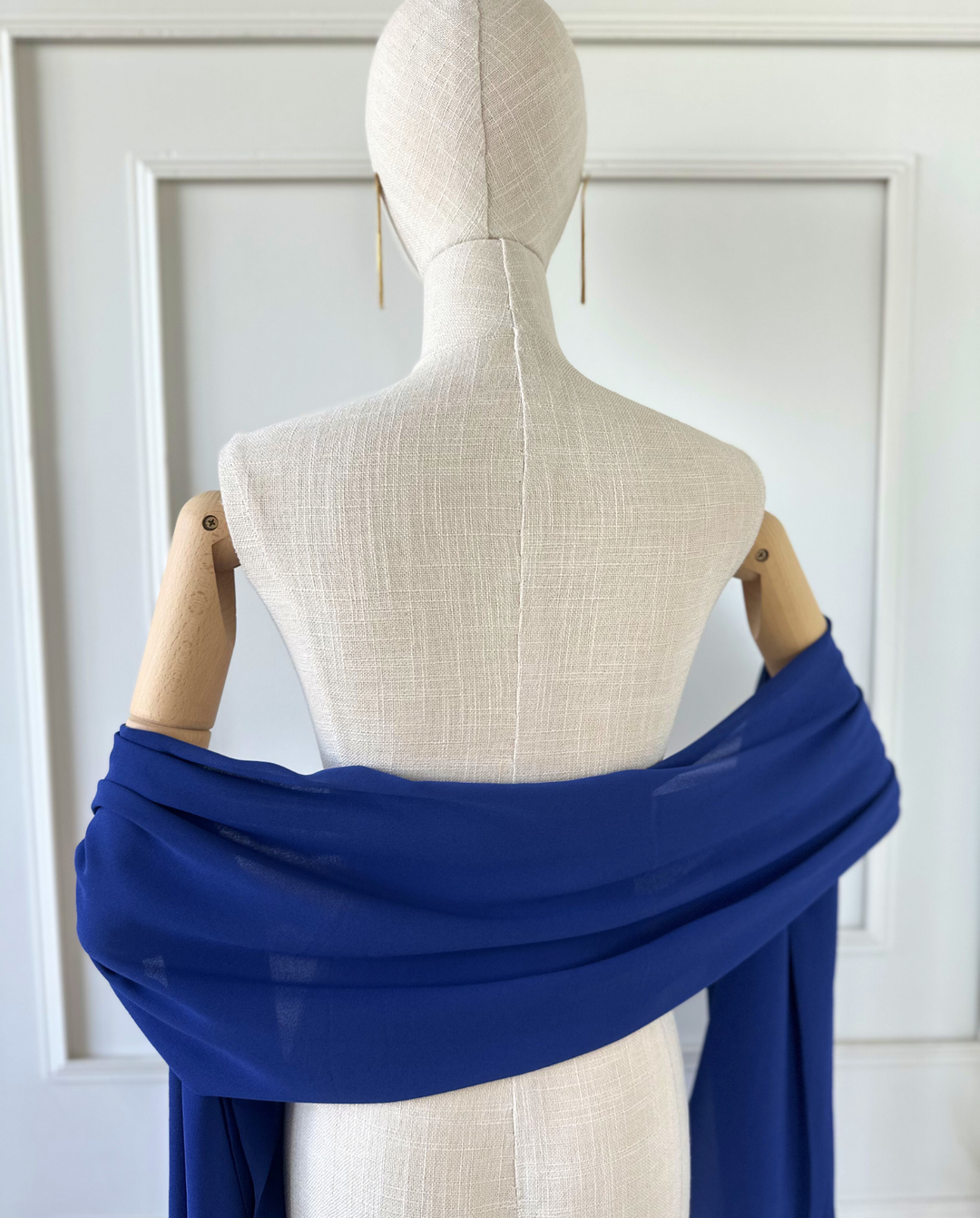 Maxi Pañuelo Antonia Gasa Azul Royal