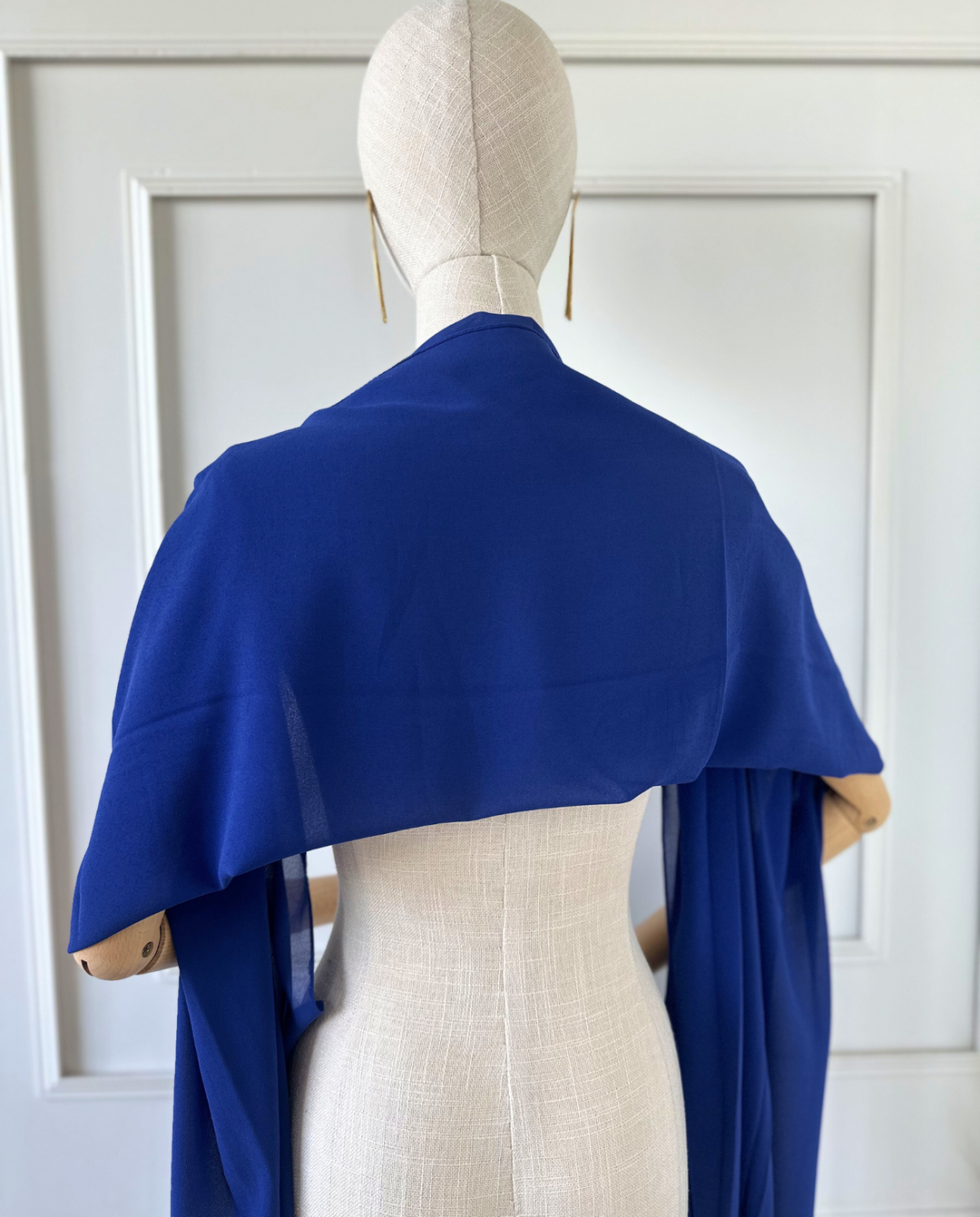 Maxi Pañuelo Antonia Gasa Azul Royal