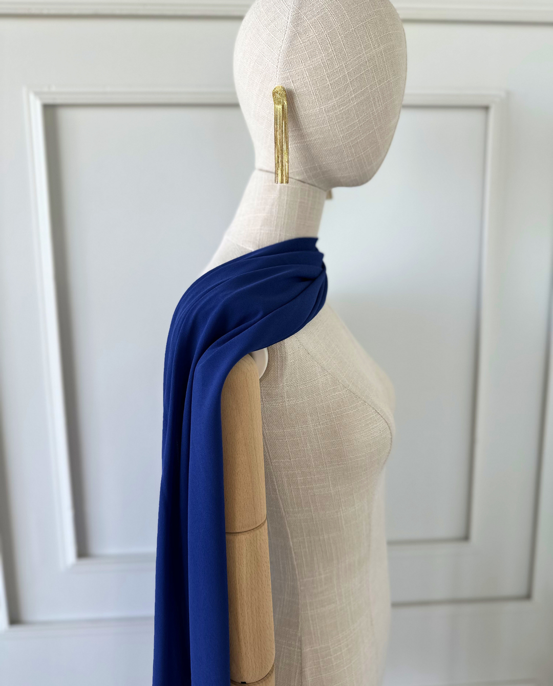 Maxi Pañuelo Antonia Gasa Azul Royal