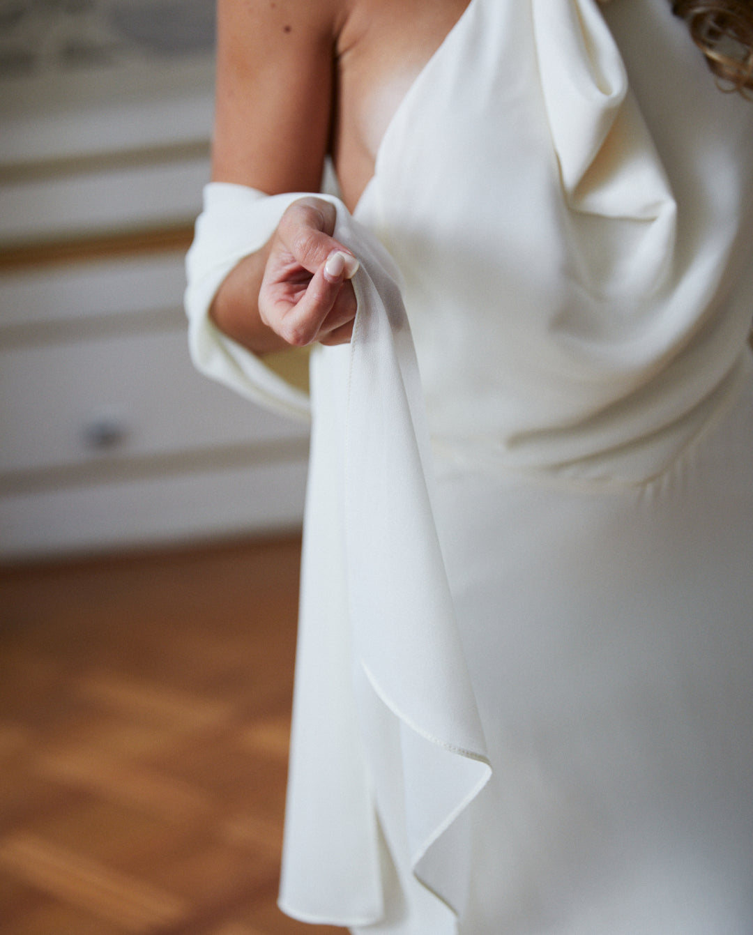 Pañuelo Antonia Gasa Crema