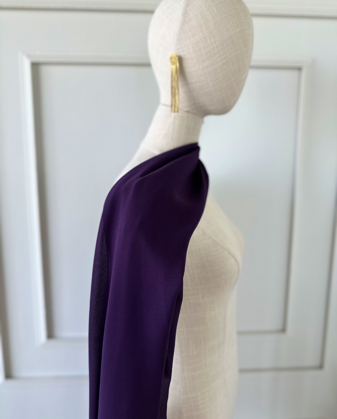 Maxi Pañuelo Antonia Gasa Morado Oscuro