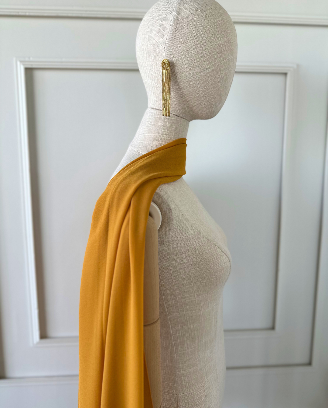 Maxi Pañuelo Antonia Gasa Mostaza