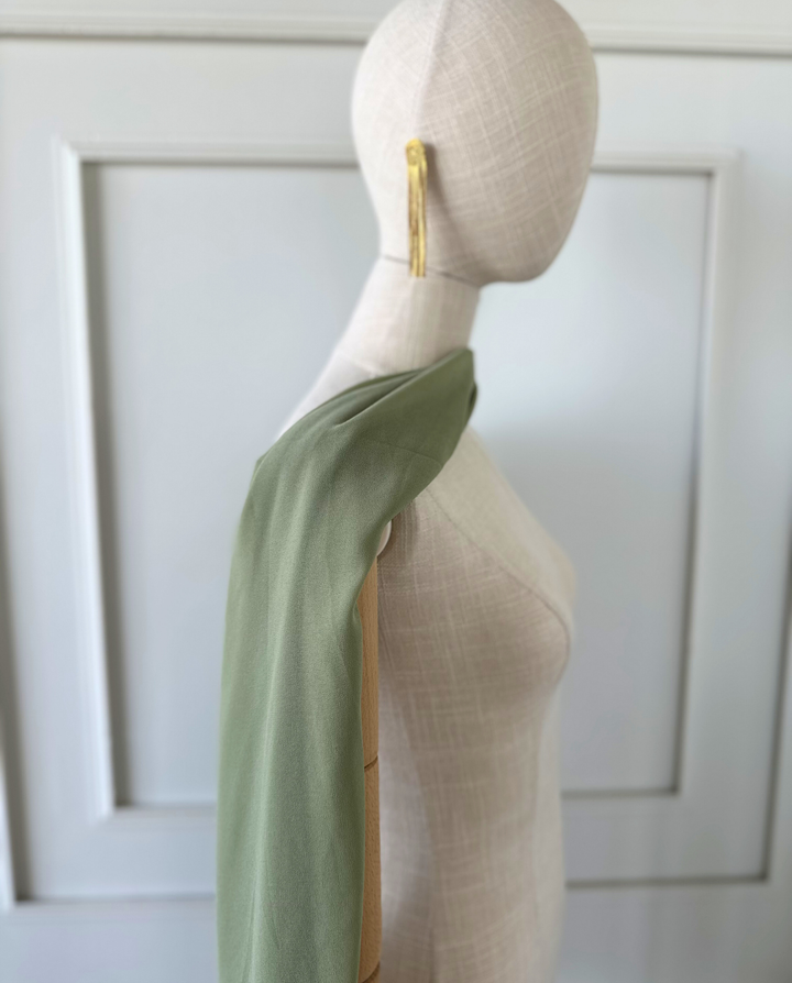 Pañuelo Antonia Gasa Verde Olivo