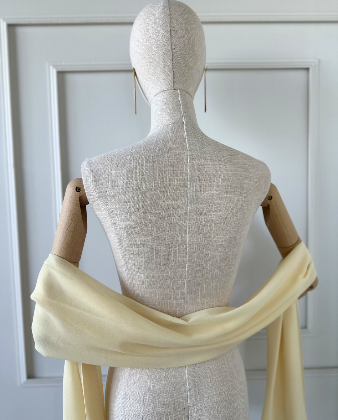 Pañuelo Antonia Gasa Amarillo Palido