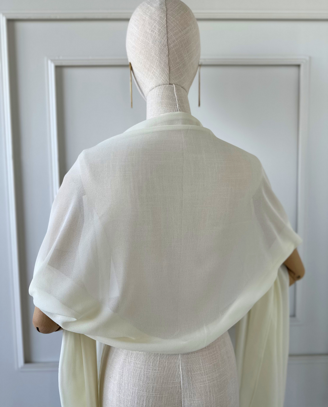 Maxi Pañuelo Antonia Gasa Crema