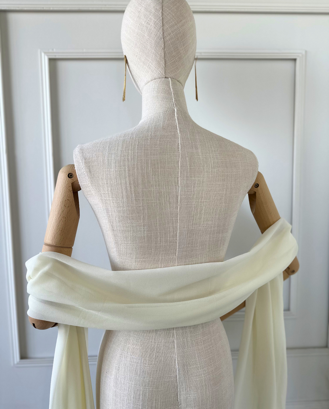 Maxi Pañuelo Antonia Gasa Crema