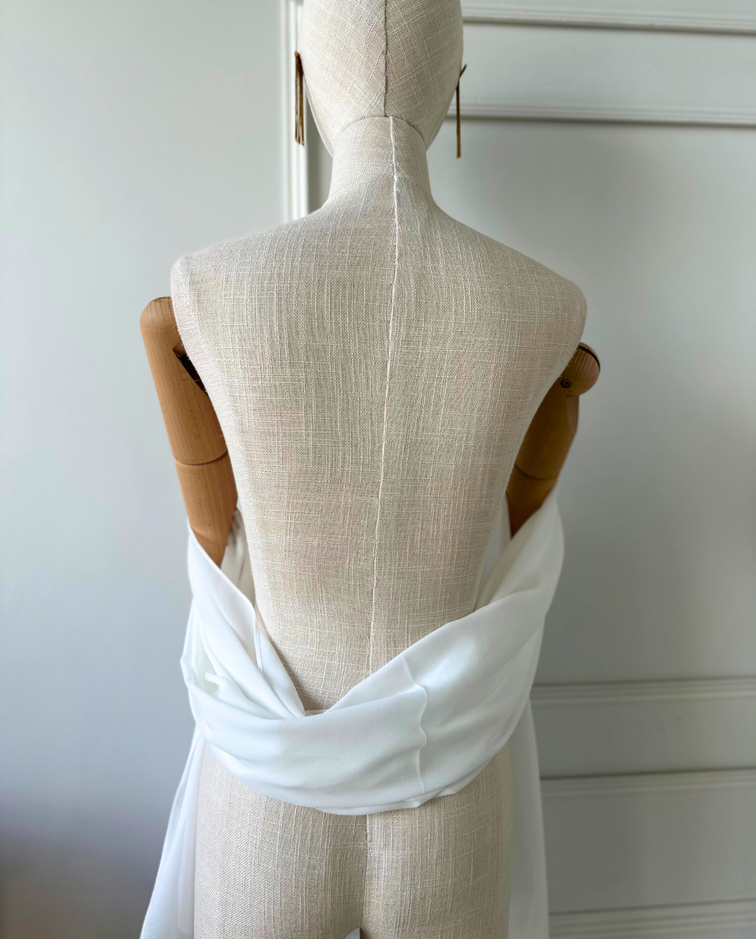 Pañuelo Antonia Gasa Ivory