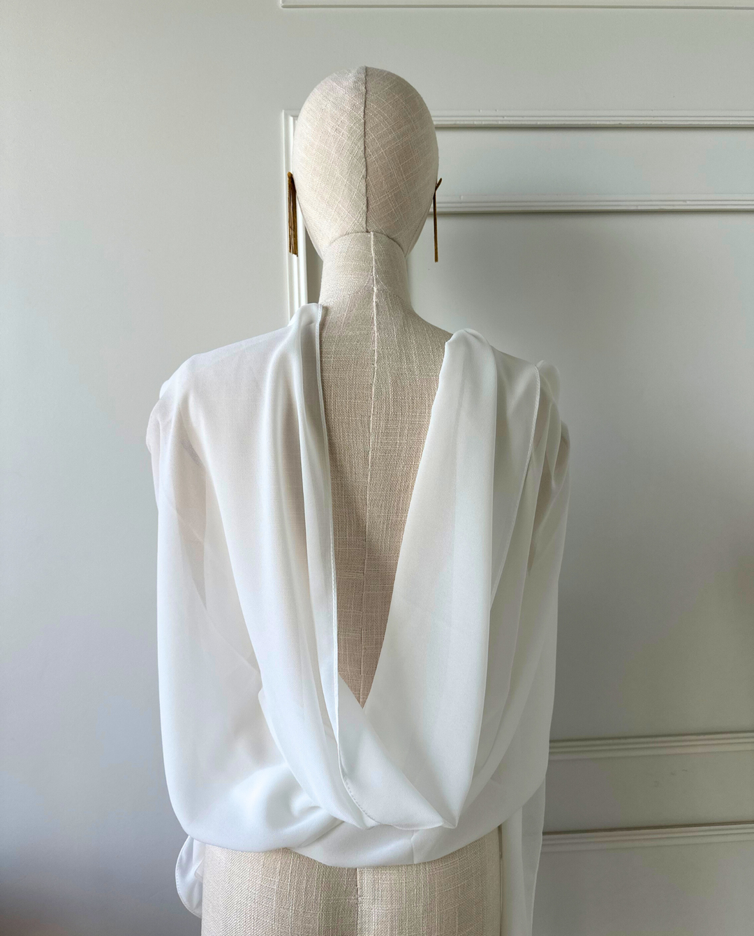 Pañuelo Antonia Gasa Ivory