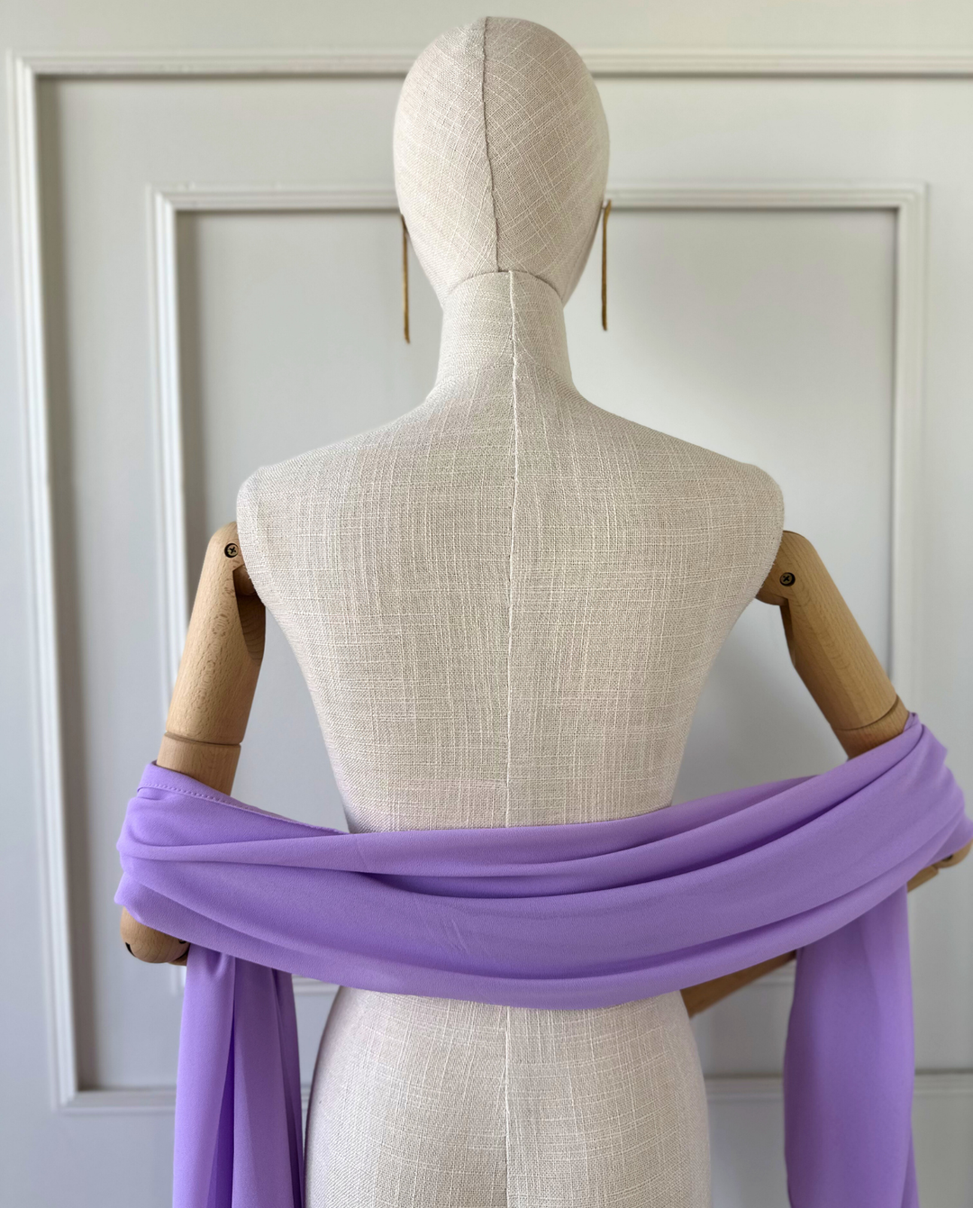 Pañuelo Antonia Gasa Lila