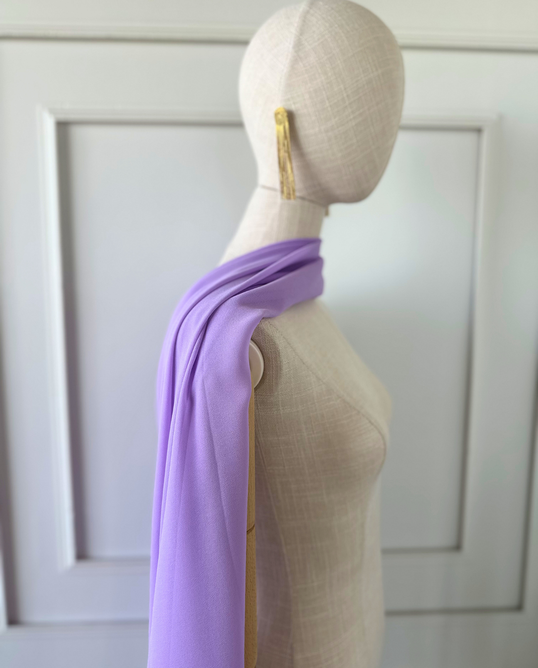 Pañuelo Antonia Gasa Lila