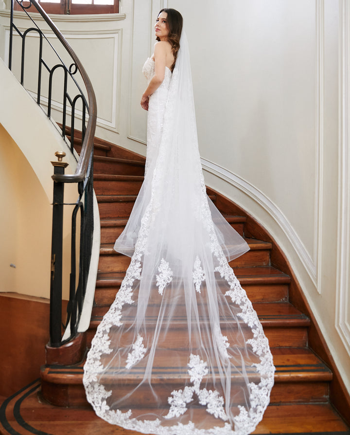 Velo de Novia Ivory Julieta Ivory 3 Metros