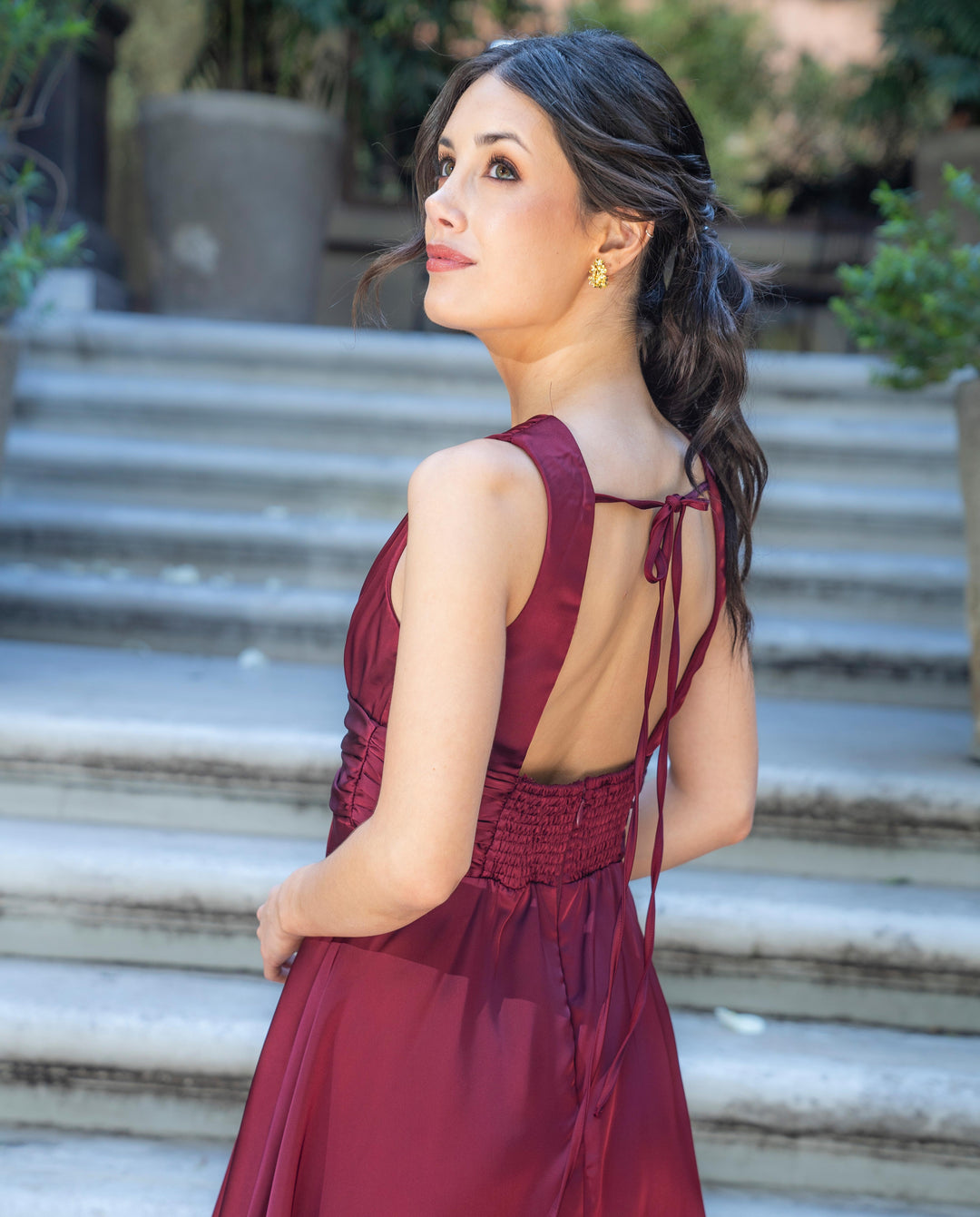 Vestido Corto de Fiesta Isabel Burdeo