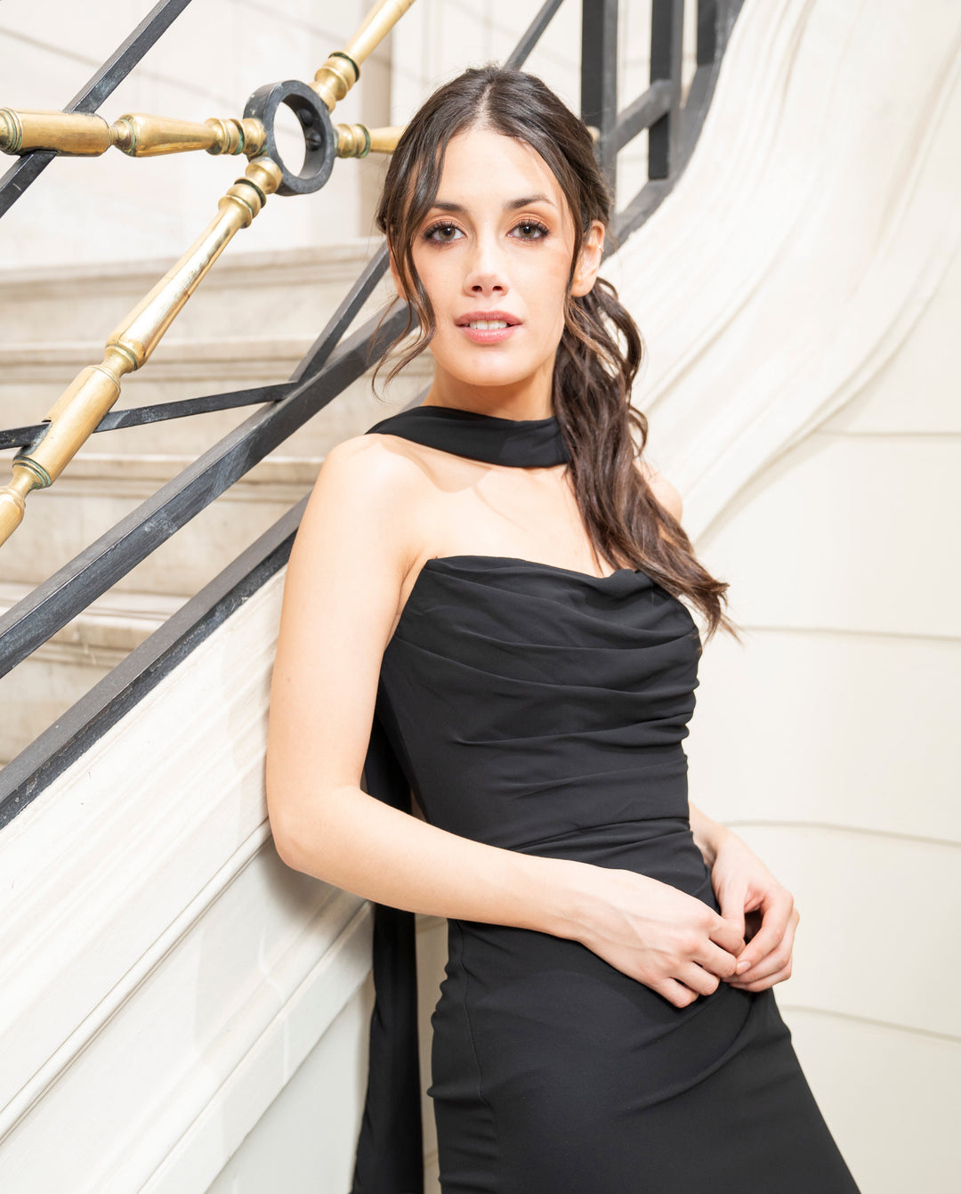 Vestido Largo de Fiesta Cloe Negro