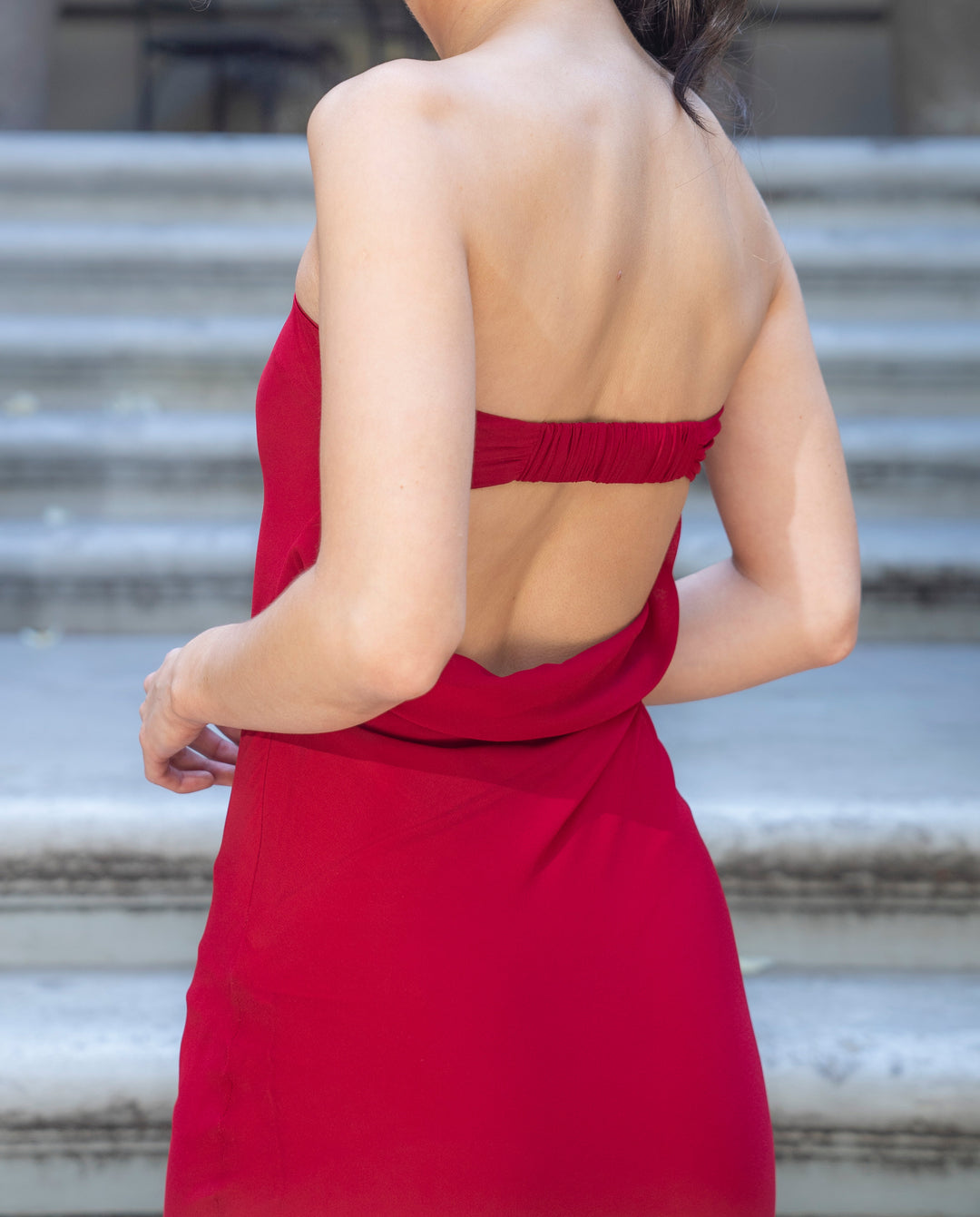 Vestido Largo de Fiesta Livia Rojo