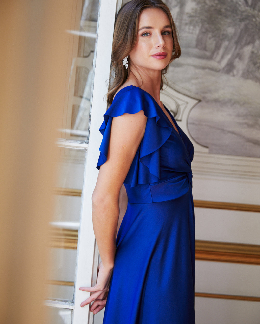 Vestido Largo de Fiesta Vane Azul Royal