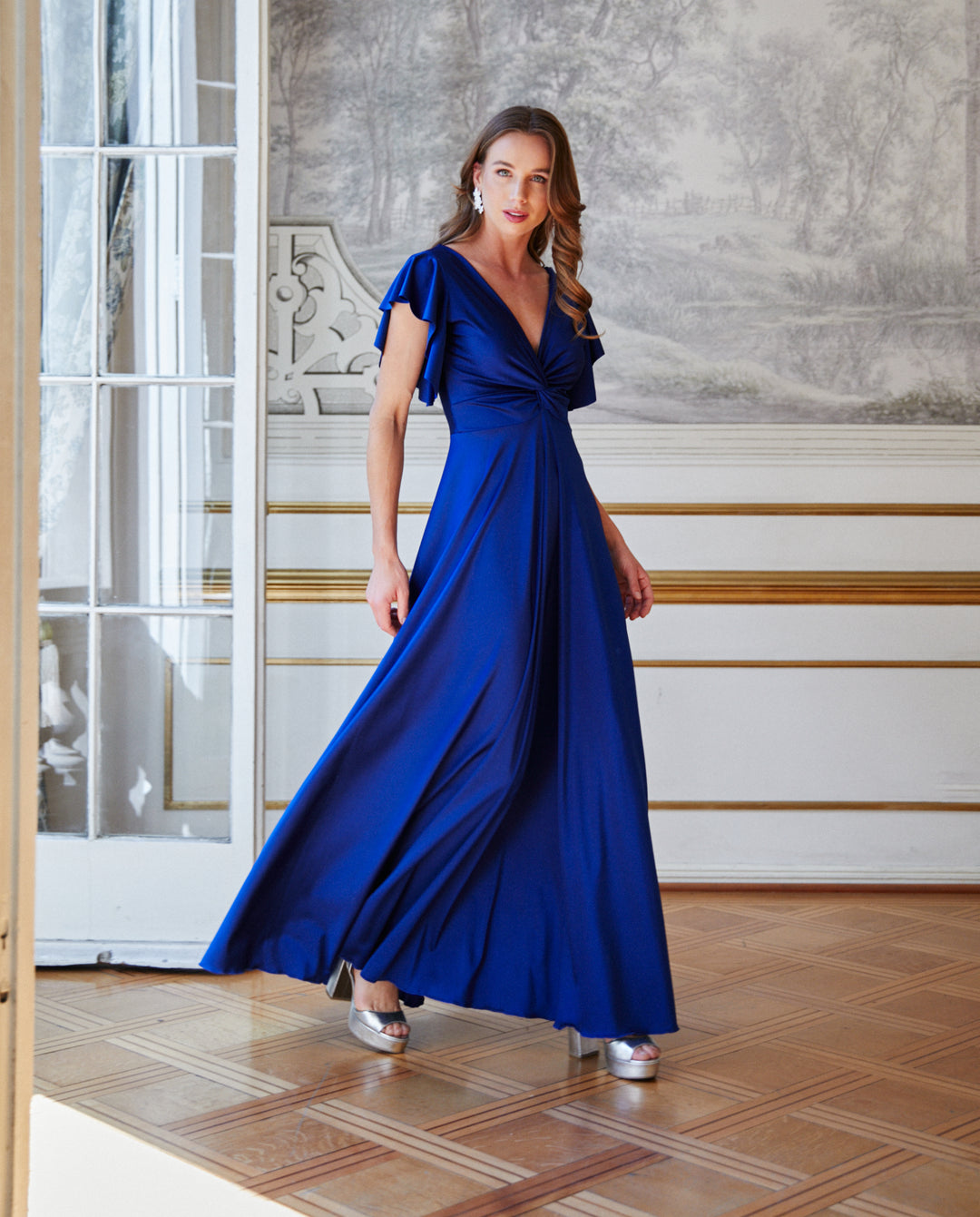 Vestido Largo de Fiesta Vane Azul Royal