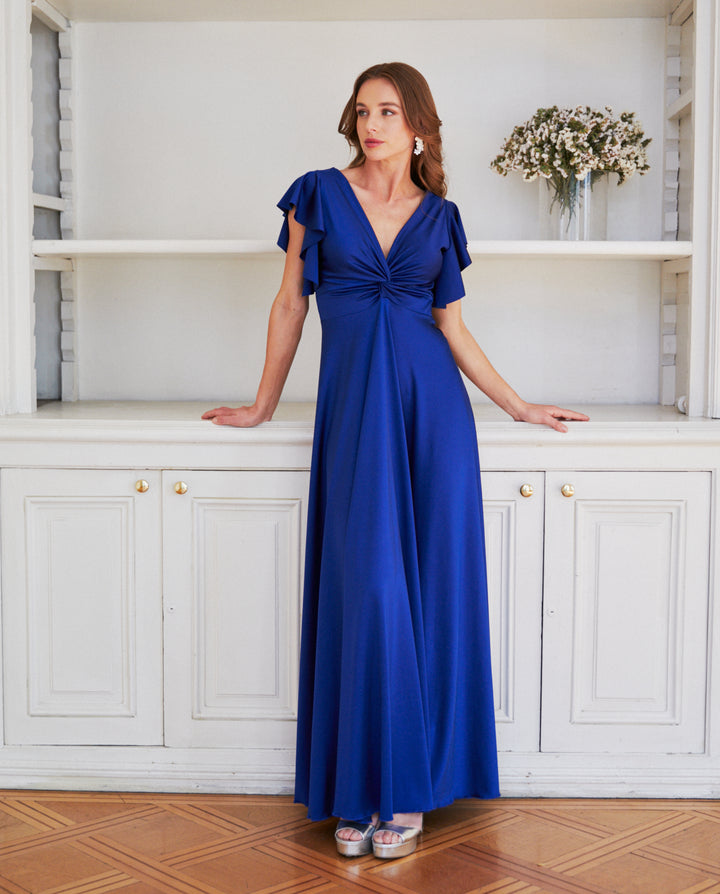 Vestido Largo de Fiesta Vane Azul Royal