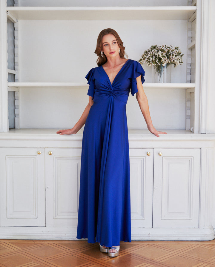 Vestido Largo de Fiesta Vane Azul Royal