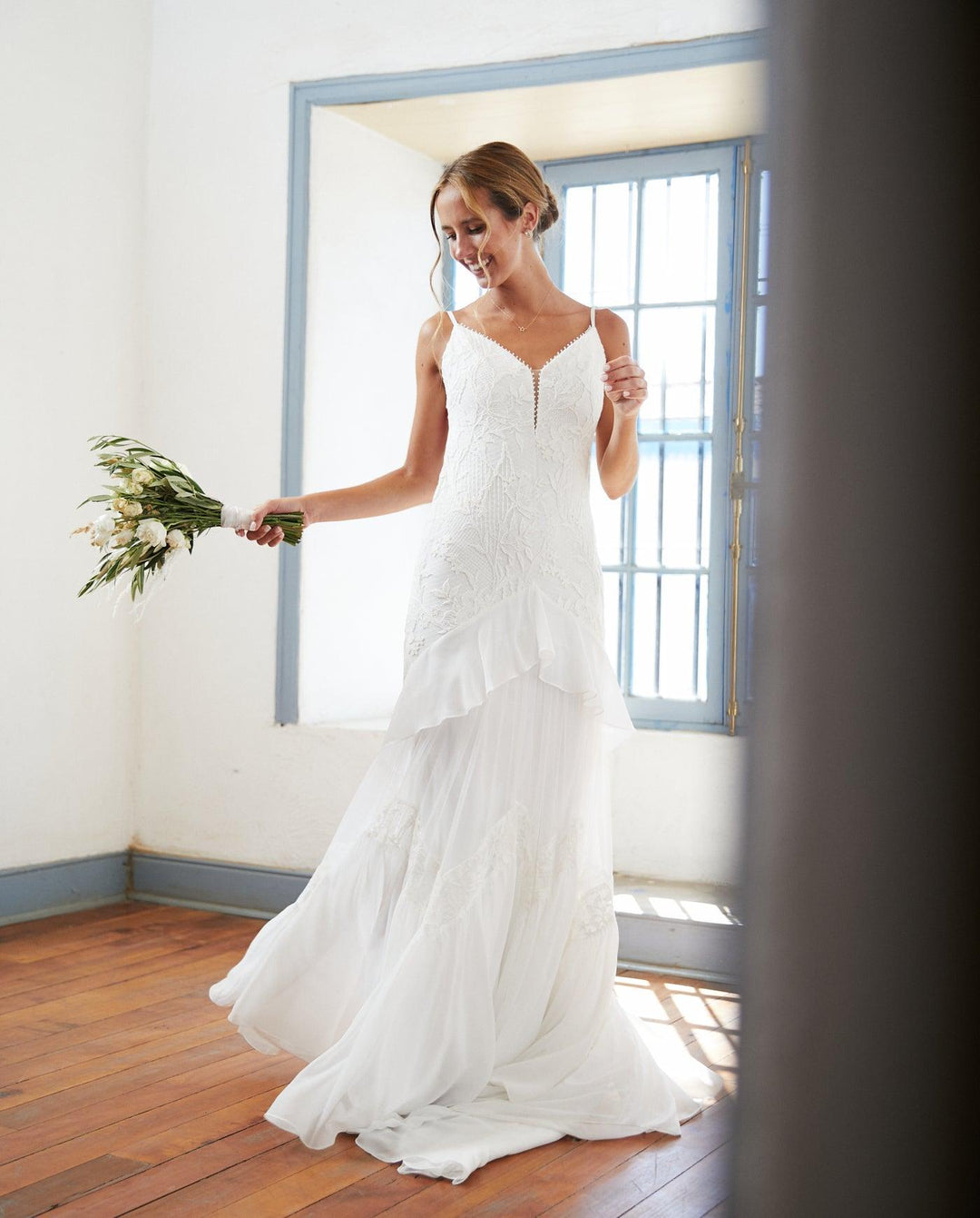 Vestido Largo de Novia Aurore Ivory