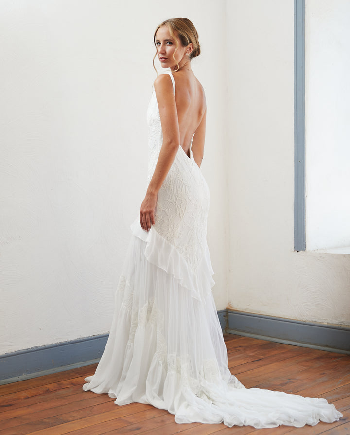 Vestido Largo de Novia Aurore Ivory