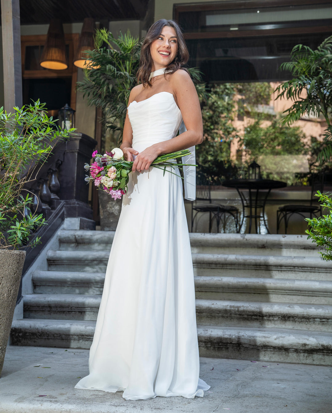 Vestido Largo de Novia Fede Ivory