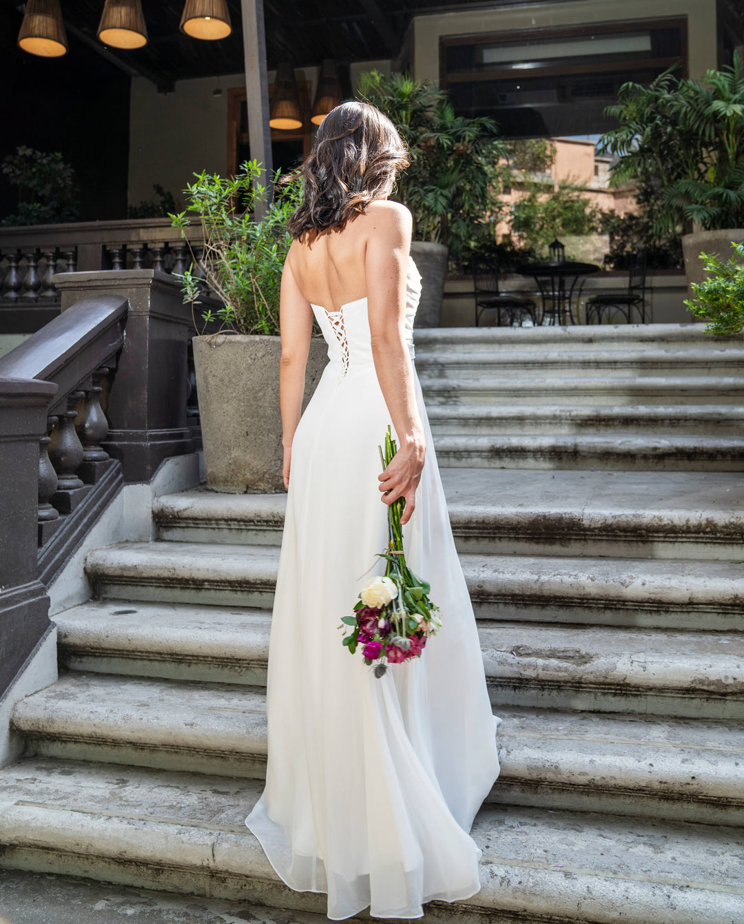 Vestido Largo de Novia Fede Ivory