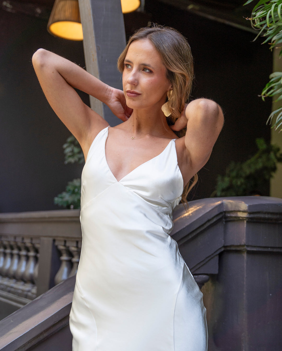 Vestido Largo de Novia Elietta Crema