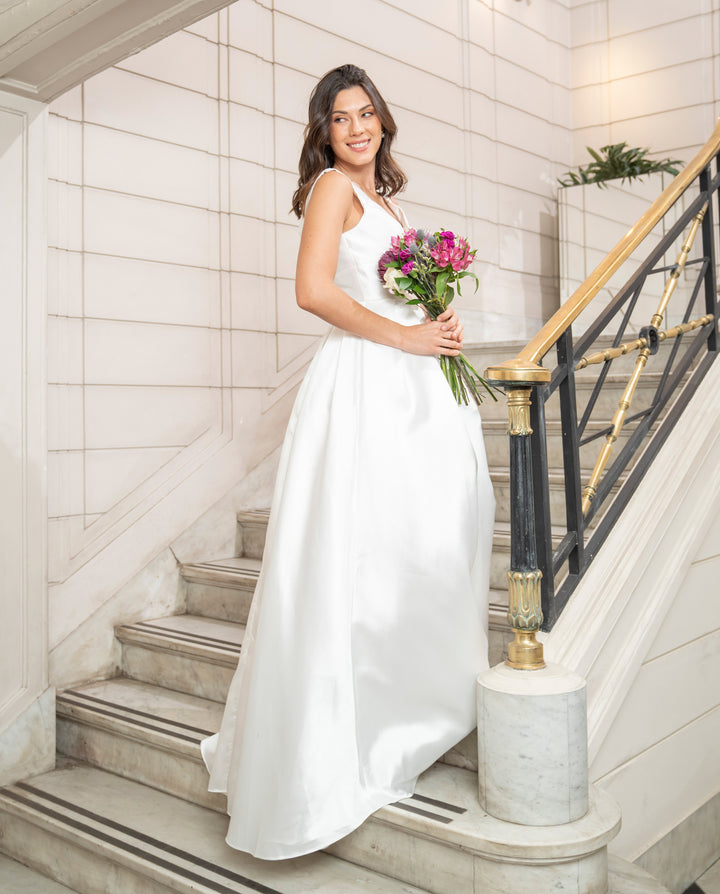 Vestido Largo de Novia Sol Ivory