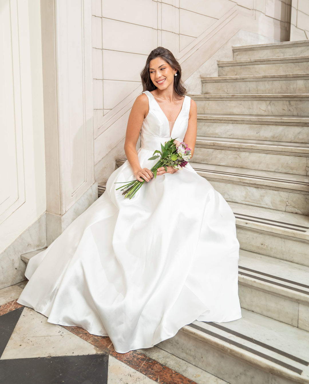 Vestido Largo de Novia Sol Ivory