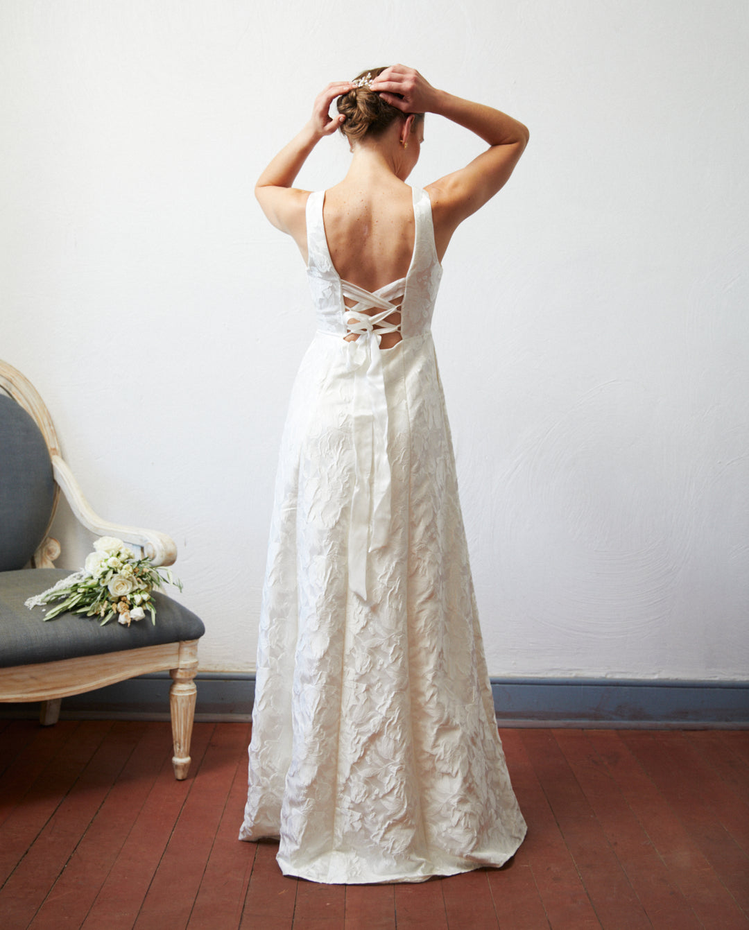 Vestido Largo de Novia Albana Ivory