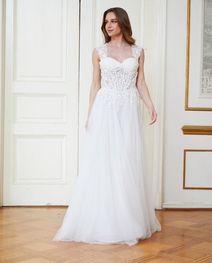Vestido Largo de Novia Amalfi Blanco