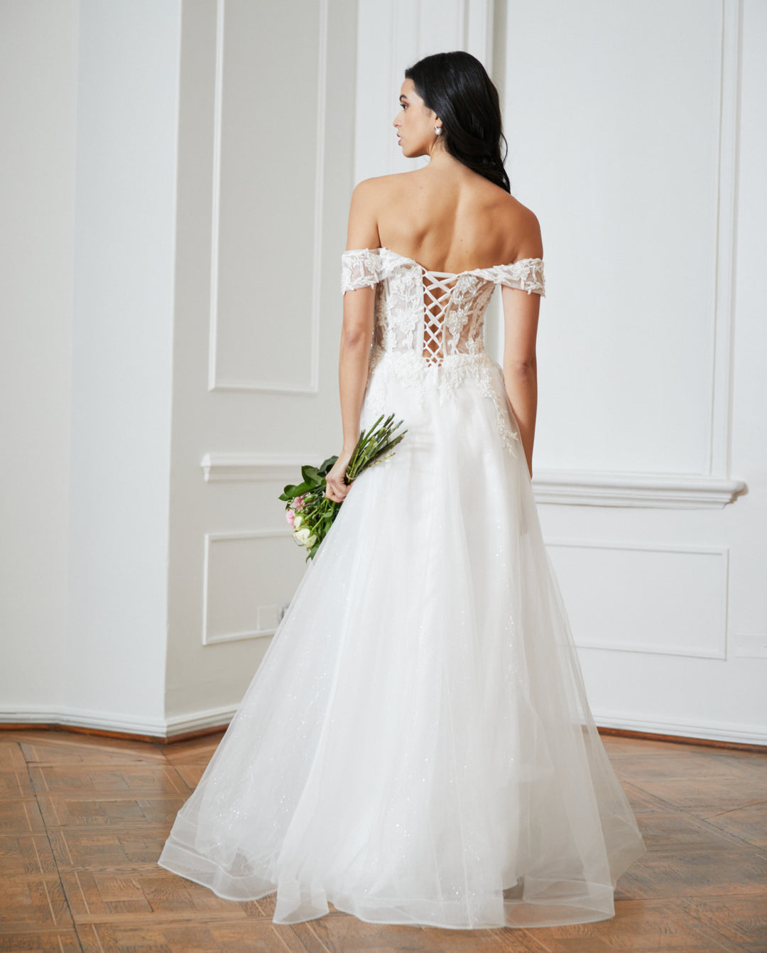 Vestido Largo de Novia Anais Ivory