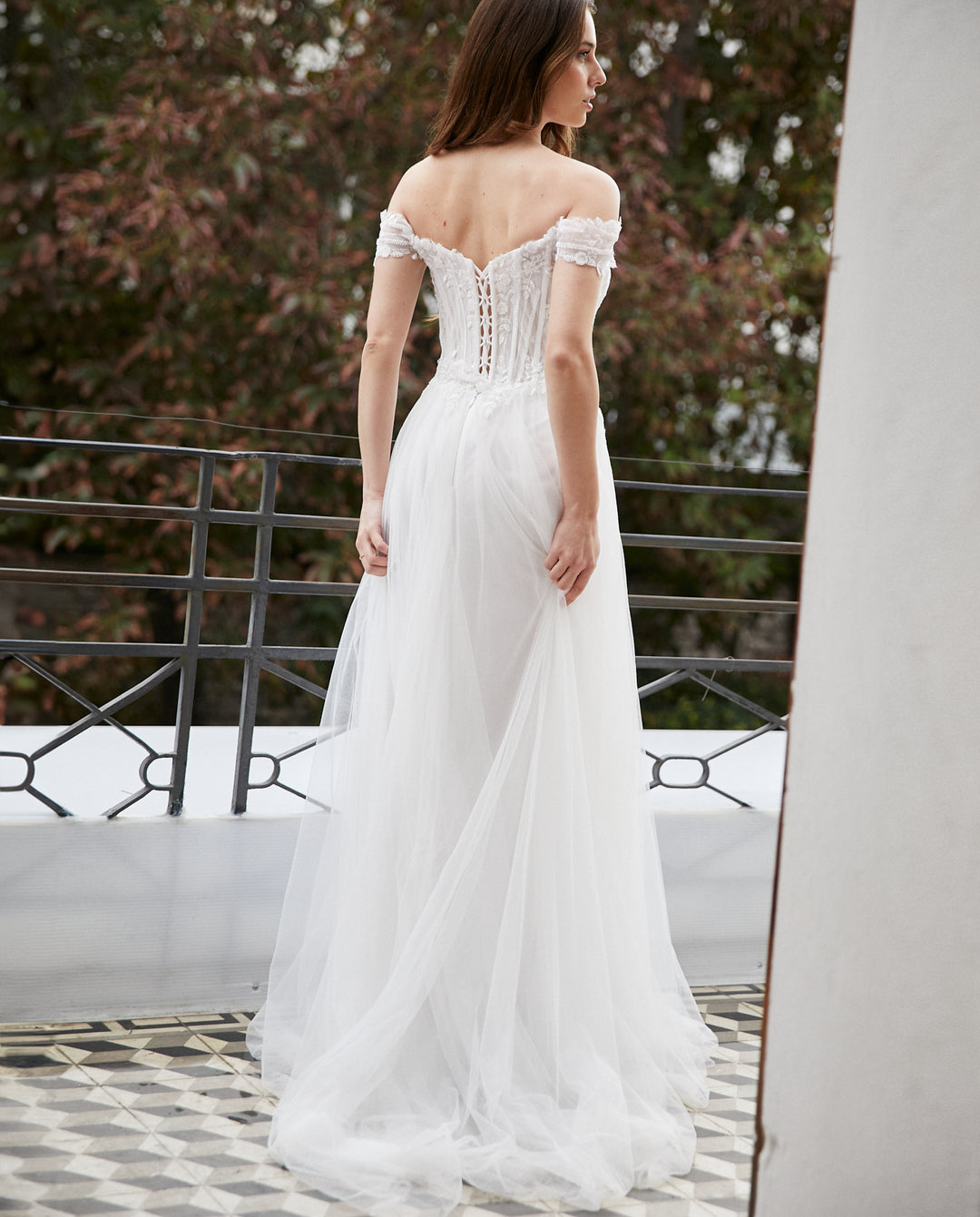 Vestido Largo de Novia Avelina Blanco
